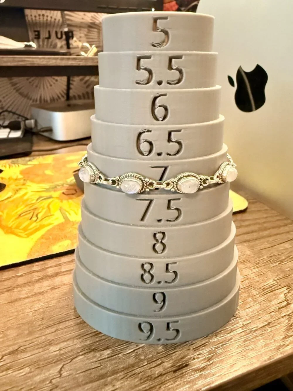 Sterling Silver Moonstone Bracelet